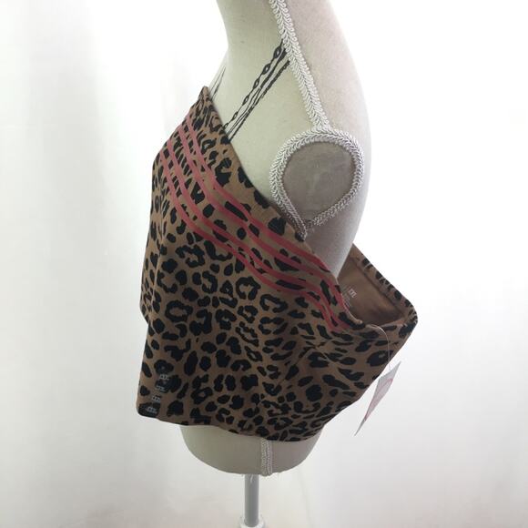 Flirtitude Active Crop Top Chocolate Leopard XXL - Picture 8 of 12